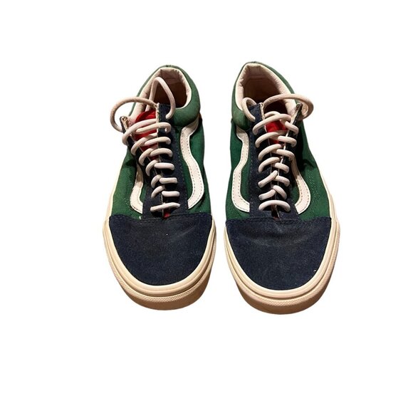 Vans Old Skool Yacht Club Color Blocked Blue Red Yellow Green Mens 7.5 - Picture 6 of 6